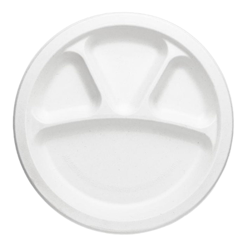 12 Inch 4 Compartment Plate