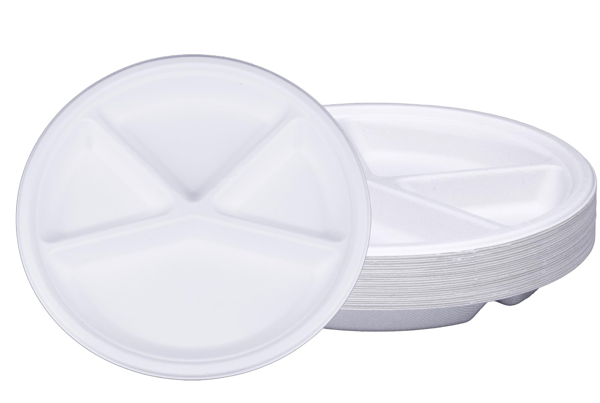 11 Inch 4 Compartment Plate